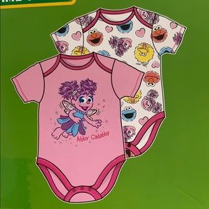 Sesame Street Abby Cadabby onesies